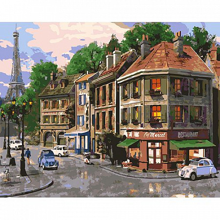 Картина по номерам Picasso На улицах Парижа PC4050131