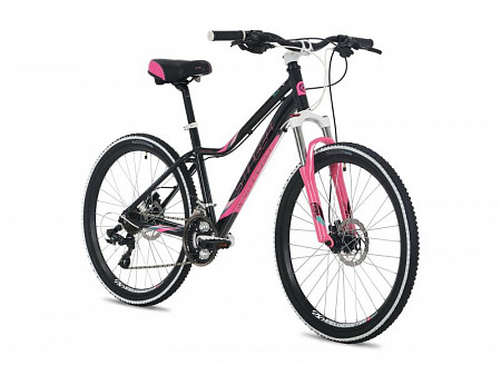 На картинке изображен Велосипед Stinger Vesta Pro 26" (2018) Black Велосипед Stinger Vesta Pro 26" (2018) Black