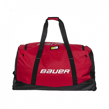 На картинке изображен Сумка Bauer Core Wheelled S19 Sr black/red Сумка Bauer Core Wheelled S19 Sr black/red