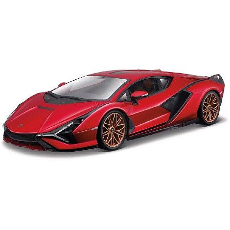 Машинка Bburago 1:18 Lamborghini Sian FKP 37 (18-11046) red