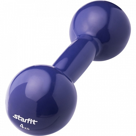 Гантель виниловая Starfit DB-102 4 кг dark blue