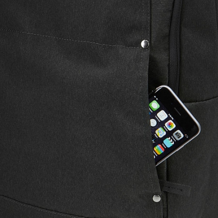 На картинке изображен Рюкзак для ноутбука Case Logic Huxton 15.6 Daypack HUXDP115K Black (3203361) Рюкзак для ноутбука Case Logic Huxton 15.6 Daypack HUXDP115K Black (3203361)