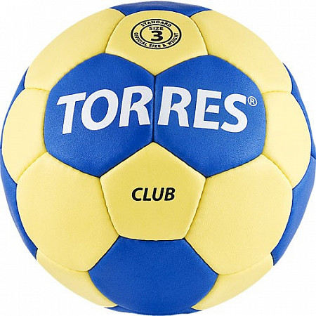 Мяч гандбольный Torres Club H30043 р.3 Blue/Yellow