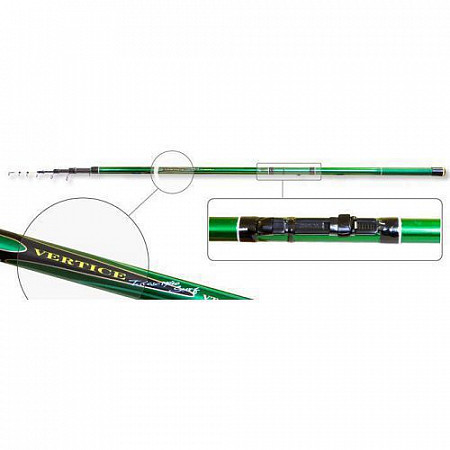На картинке изображен Удилище телескопическое угольное Akara Vertice 5005 5 м Удилище телескопическое угольное Akara Vertice 5005 5 м