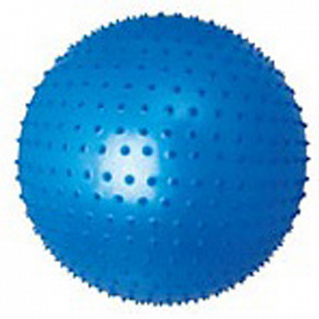 Мяч гимнастический, для фитнеса (фитбол) массажный Motion Partner MP570 (65см) Blue
