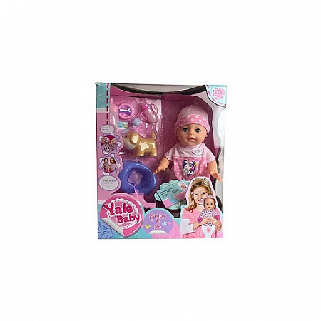 На картинке изображен Кукла PlaySmart Пупс YL1820J pink Кукла PlaySmart Пупс YL1820J pink