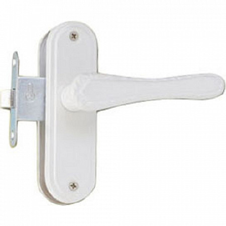 Защелка врезная межкомнотная Волмет ЗЩ1-5-07-09/1,2 white