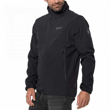 На картинке изображен Куртка мужская Jack Wolfskin Northern Pass Zip Off M black Куртка мужская Jack Wolfskin Northern Pass Zip Off M black