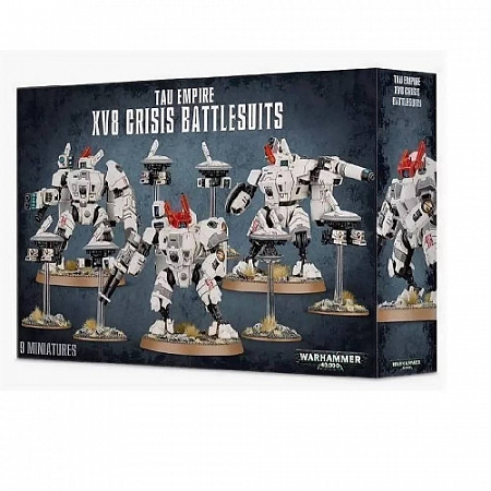 На картинке изображен Фигурки Games Workshop Warhammer: T'au Empire XV8 Crisis Battlesuit 56-07 Фигурки Games Workshop Warhammer: T'au Empire XV8 Crisis Battlesuit 56-07