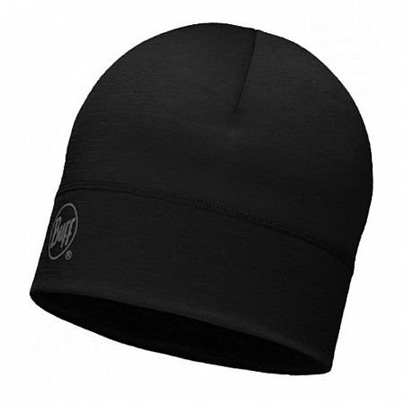 Шапка Buff Lightweight Merino Wool Hat Solid Black