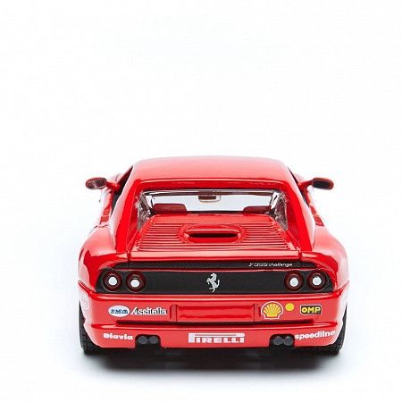 На картинке изображен Машинка Bburago 1:24 Ferrari F355 Challenge (18-26306) red Машинка Bburago 1:24 Ferrari F355 Challenge (18-26306) red