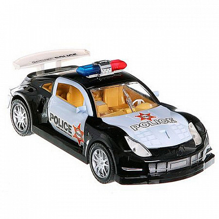 Инерционная машина Shenzhen Toys Novel special Полиция 3389-3A black/white