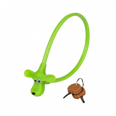 Велозамок тросовый Kellys Kls Kiddy 8х450 light green