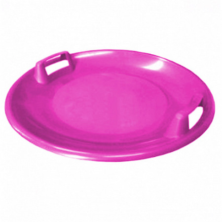 Ледянка дисковая с пластиковыми ручками Престиж Экстрим 58 см pink
