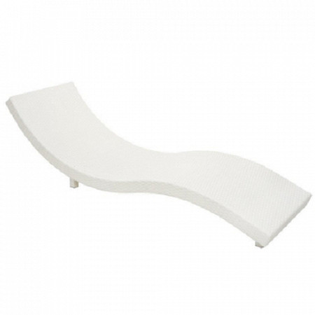 Шезлонг Garden4you Wave white 13195