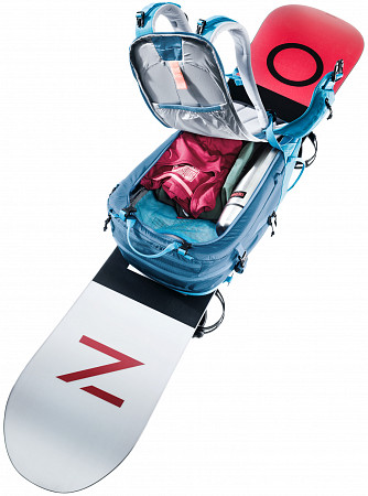 На картинке изображен Рюкзак Deuter Freerider 28 SL 3303221-1326 azure/bay (2020-21) Рюкзак Deuter Freerider 28 SL 3303221-1326 azure/bay (2020-21)