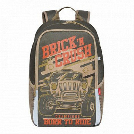 Рюкзак школьный GRIZZLY RB-051-1 /4 khaki