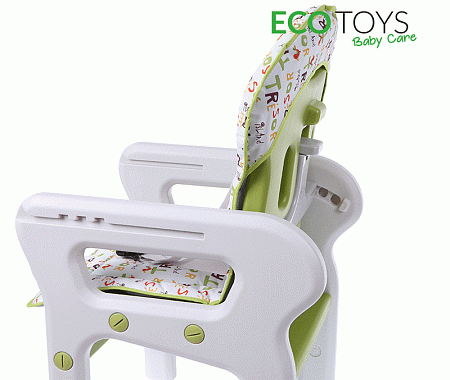 Стульчик для кормления Eco Toys 3 В 1 DC01 green