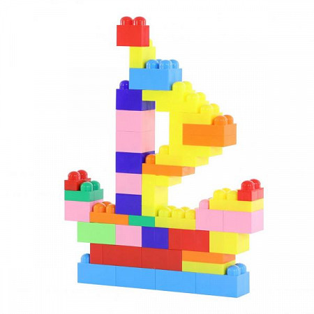 Конструктор Полесье Великан 342 элемента в мешке 7741