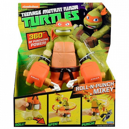 Игрушка Turtles Микеланджело 28 см С разворота! 91237