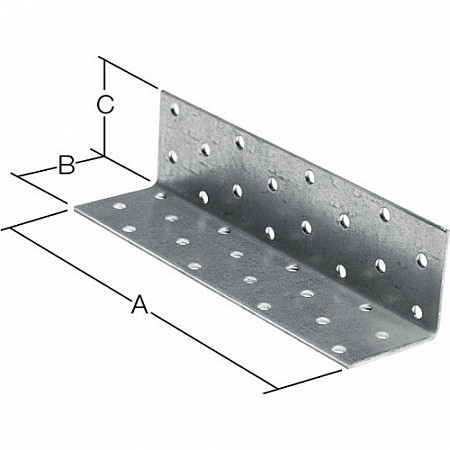 Уголок крепежный равносторонний Starfix 20х20x20 см KUR SMP-27452-1