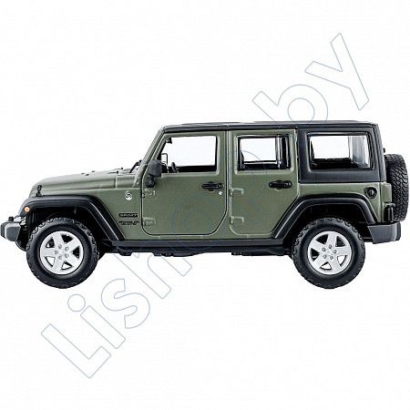 Машинка Maisto 1:24 Jeep Wrangler (31268) flat green