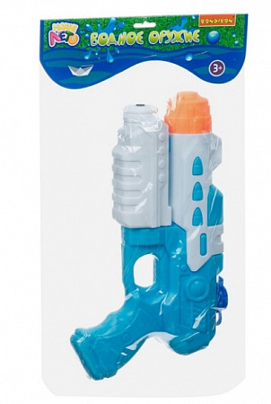 Водный пистолет с помпой Bondibon "Наше Лето" 9855 white \ blue