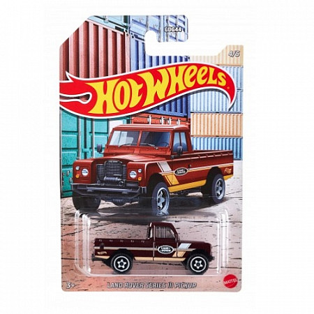 На картинке изображен Машинка Hot Wheels Пикап Land Rover Series III Pickup 4/5 (GYN20 GRP26) Машинка Hot Wheels Пикап Land Rover Series III Pickup 4/5 (GYN20 GRP26)