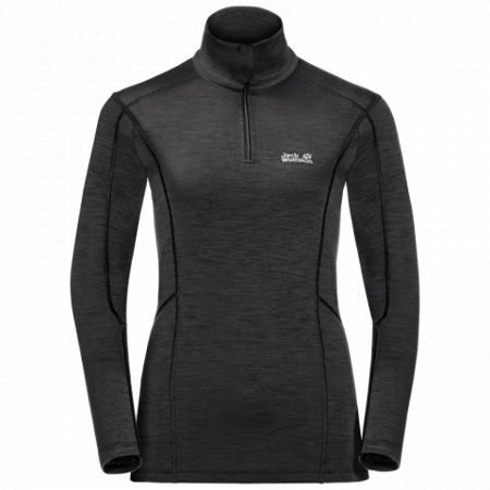 Пуловер женский Jack Wolfskin Arctic Xt Half Zip Women black