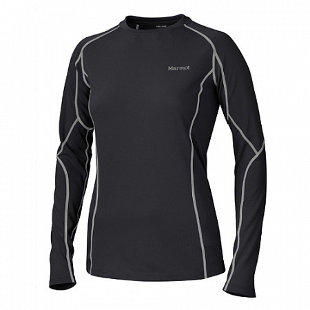 Джемпер женский Marmot ThermalClime Pro LS Crew black