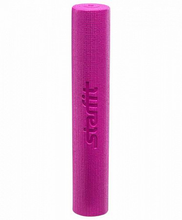 Гимнастический коврик для йоги, фитнеса Starfit FM-101 PVC pink (173x61x0,5)