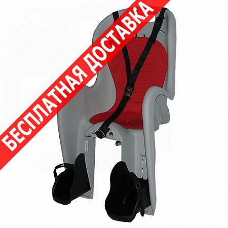 Велокресло для детей HTP Design KIKI De Luxe light grey