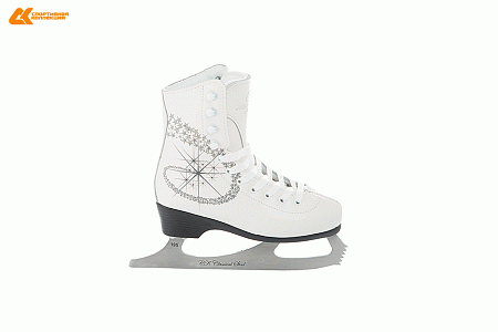 На картинке изображен Коньки фигурные Спортивная коллекция Princess Fur White Коньки фигурные Спортивная коллекция Princess Fur White