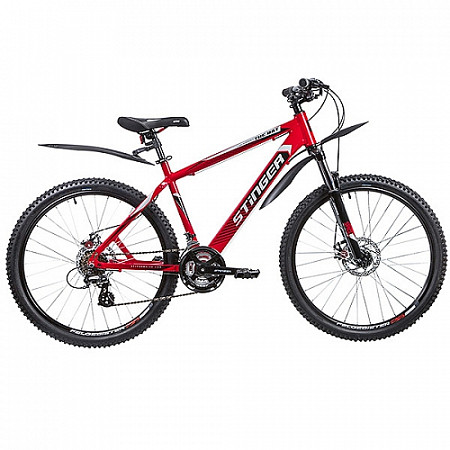На картинке изображен Велосипед Stinger The Bat 26" (2019) Red Велосипед Stinger The Bat 26" (2019) Red