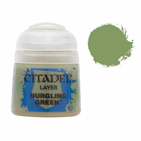 Краска для миниатюр Games Workshop Layer: Nurgling Green 22-29