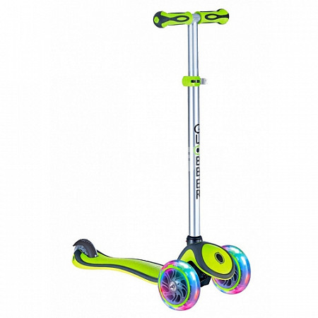 Самокат Globber Primo Plus (светящиеся колеса) green 440-106-2