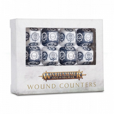 Набор кубов Games Workshop Warhammer Age of Sigmar: Wound Counters 65-15