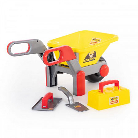 Тачка Полесье Construct №4 и Набор каменщика 38029