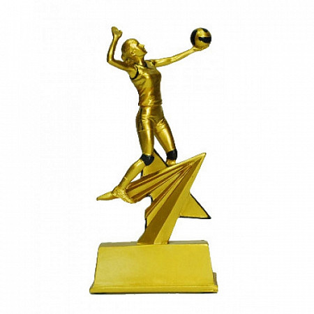 Кубок сувенирный Zez Sport Волейбол женский HX3119-B9 Bronze