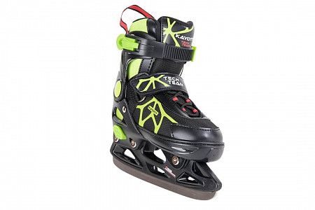 Раздвижные коньки Tech Team Kayot 2021 black/lime