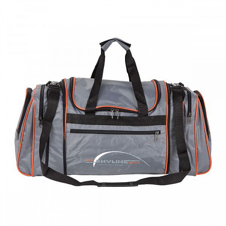 Дорожная сумка Polar 6073с grey/orange