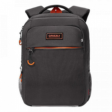 На картинке изображен Рюкзак школьный GRIZZLY RB-156-1 /3 grey Рюкзак школьный GRIZZLY RB-156-1 /3 grey