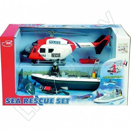 Игровой набор Dickie Toys Морской спасатель, фрикционный (203314647)