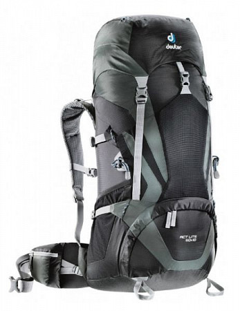 Рюкзак Deuter Aircontact Lite ACT Lite 50+10L black-granite