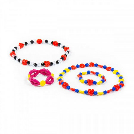 На картинке изображен Набор для детского творчества Полесье Дизайнер украшений 640 элементов 78490 Набор для детского творчества Полесье Дизайнер украшений 640 элементов 78490