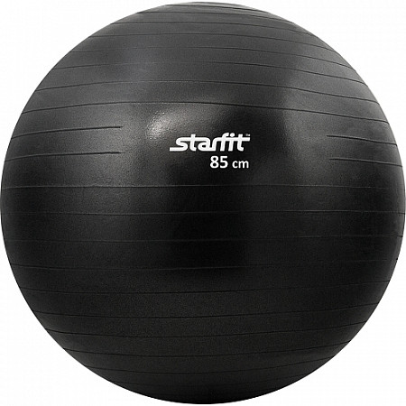 Мяч гимнастический, для фитнеса (фитбол) Starfit GB-101 85 см black, антивзрыв