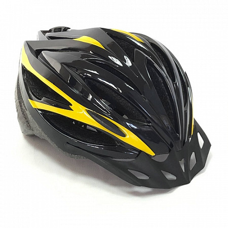 Велошлем Ausini VT19-10103 Black/Yellow