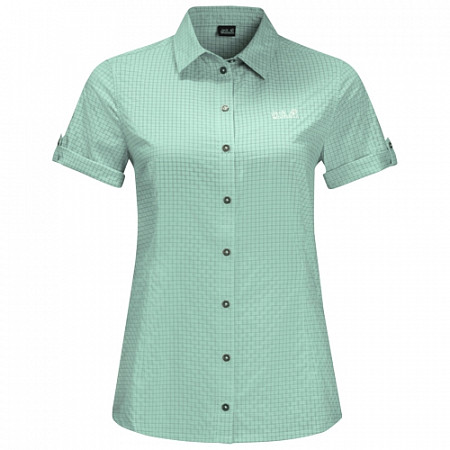 Рубашка женская Jack Wolfskin Matata Shirt W light jade checks