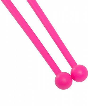 Булавы для художественной гимнастики 35 см У910 pink