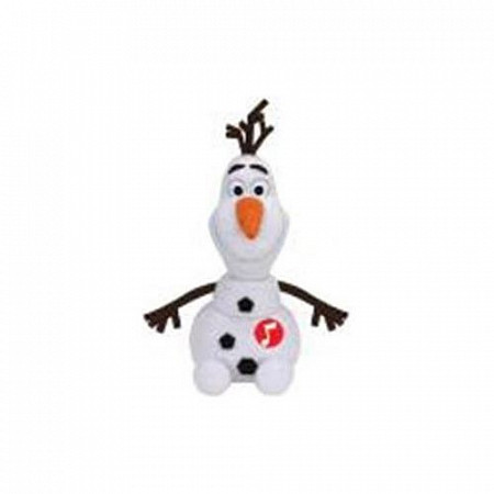 Мягкая игрушка TY Снеговик Olaf Beanie Babies 20 см 41148
